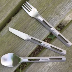 Bestik i titanium (3 stk.)