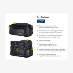 Double Haul konvertibel taske - 55L