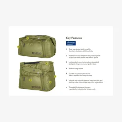 Double Haul konvertibel taske - 70L