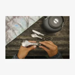 Foldbar titanium kniv