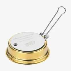 Kogesæt med spritbrænder i rustfrit stål
