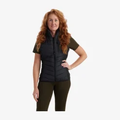 Lady Caroline vatteret vest med strik