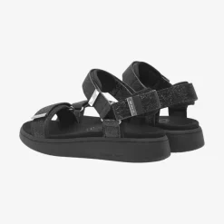 Line Glitter damesandal