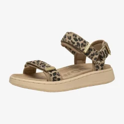 Line Suede damesandal