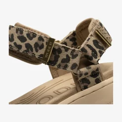 Line Suede damesandal