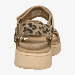 Line Suede damesandal