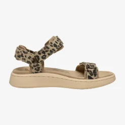 Line Suede damesandal