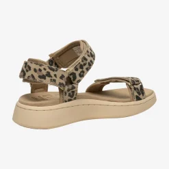 Line Suede damesandal
