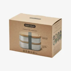 Madkasseboks af rustfri stål