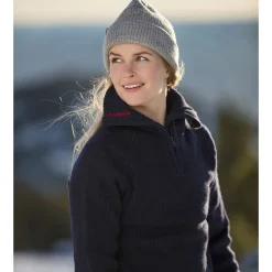 Rav sweater med lynlås
