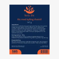 Ris med kylling thaistil
