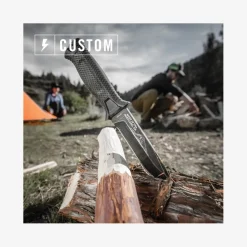 Strongarm Fixed Coyote Serrated
