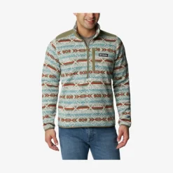 Sweater Weather II Printed Half-Zip trøje