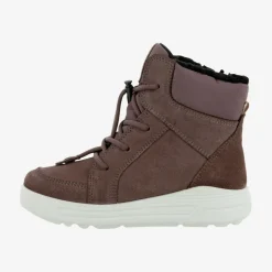 Urban snowboarder mid-cut