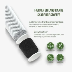 Vandfilter med drikkedunk
